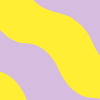 Polka Stripe, Lilac & Yellow