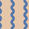 Wobbly Stripe, Blue