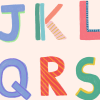 Alphabet Pink