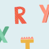 Letters Blue