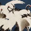 Dancing Cranes, Blue