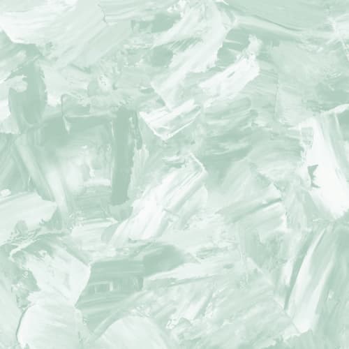 Soft Sage Abstract Paint Stroke Wallpaper Mural