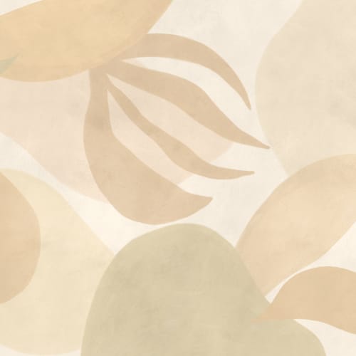 Beige abstrakt Tulum fototapet for en rolig atmosfære