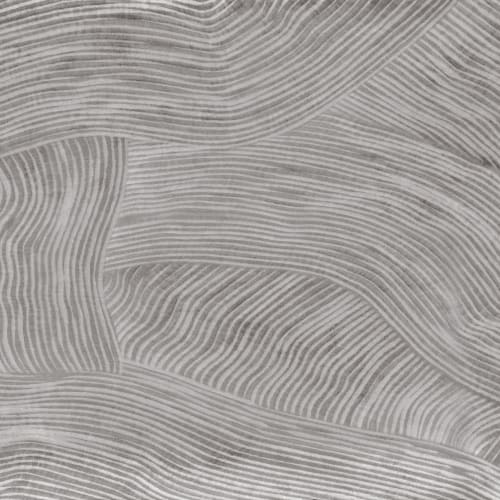 Gray Curved Flowing Shapes Mural