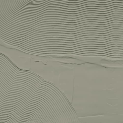 Green Organic Sculpted Abstract Lines Mural
