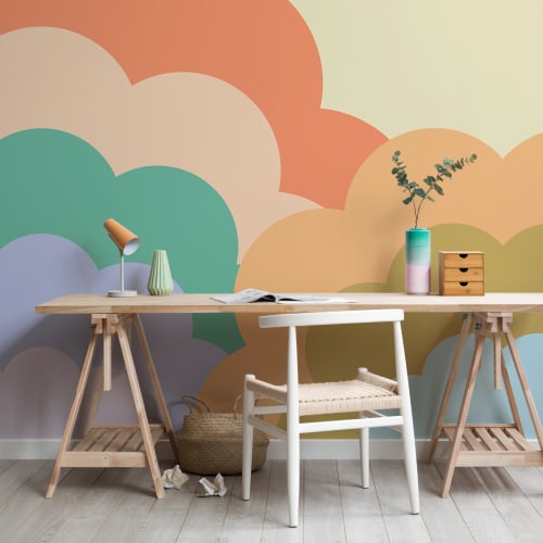 Elizabeth Olwen Happy Skies Pastel Fototapet