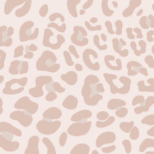 Rosa leopard tryck fototapet
