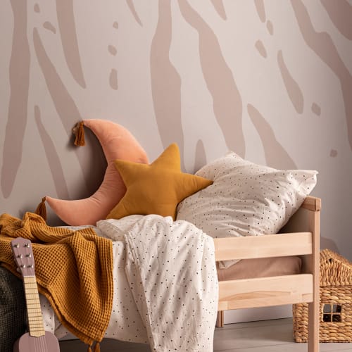 Pink Tiger Print Wallpaper Mural