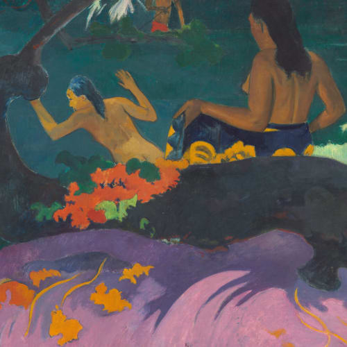 Carta da Parati In Riva al Mare di Gauguin