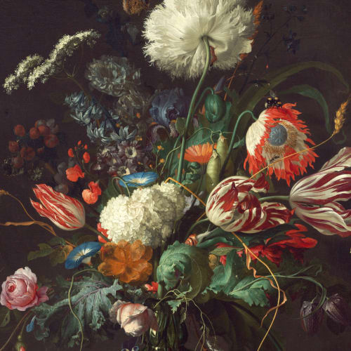 Papier Peint Panoramique Vase de Fleurs par Jan Davidsz de Heem