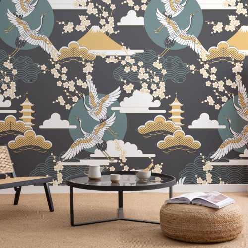 Mural Papel Pintado Cielo Oscuro Oriental