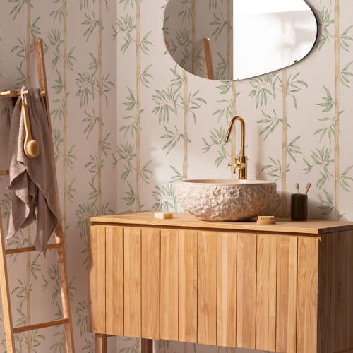 Watercolor Bamboo Wallpaper