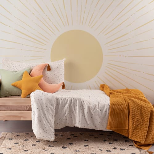 Mural Infantil Amarillo Boho Sunshine