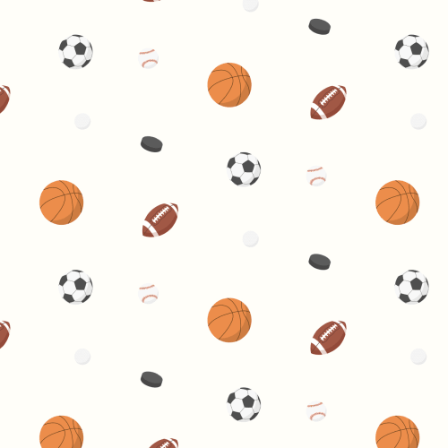 Färgglada barn sport illustration tapet