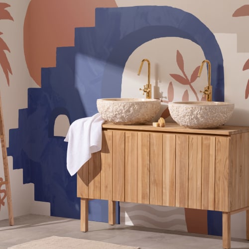 Minimalist Mediterranean Landscape Wall Mural