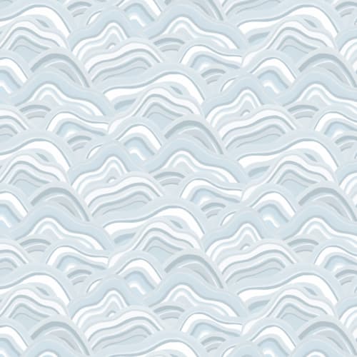 Papier peint Dunes peintes abstraites bleues