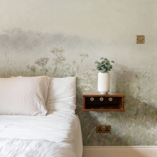 Multicolor Quiet Meadow Light Pastel Nature Fototapet
