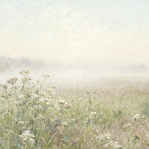 Multicolor Quiet Meadow Light Pastel Nature Fototapet