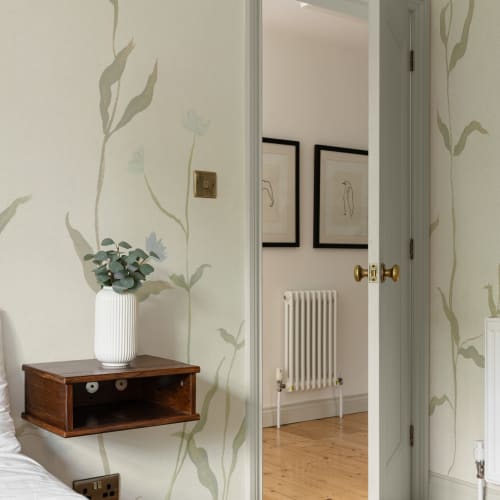 Multicolor Watercolor Floral Classic Wallpaper Mural