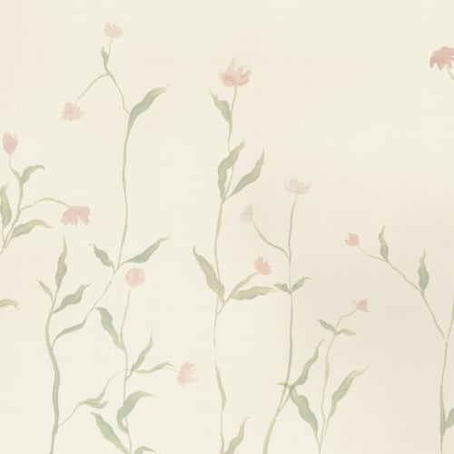 Papier peint panoramique floral pastel pour espaces sereins