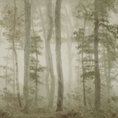 Fototapeta Green Forest Tranquil Nature zapewniająca spokój ducha