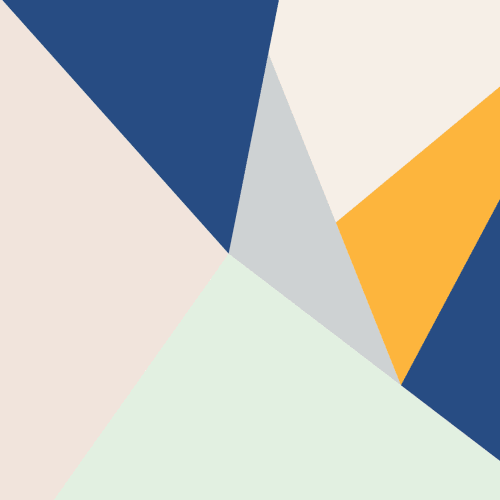 Mural de papel de parede Tangram