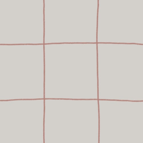 Modern Neutral Grid Repeat Pattern Wallpaper