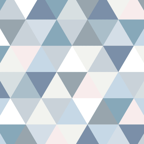Pastel Geometric Triangle Pattern Wallpaper Mural