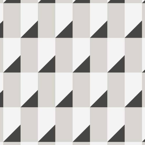 Carta da Parati Minimal con Motivo di Rettangoli e Triangoli Effetto 3D
