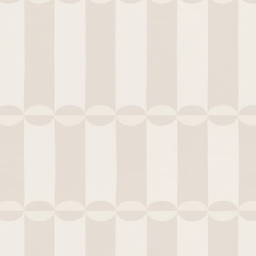 Tubular Neutral Geometric Striped Contemporary Pattern Wall Mural