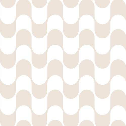 Neutral Retro Wavy Striped Wallpaper