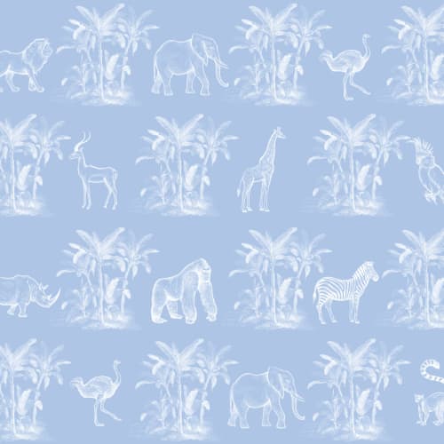 Toile de La Jungle Vintage Ontdekkingsreis Behang Muurschildering