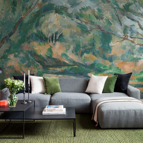 The Brook Wall Mural in Natural Classic Tones