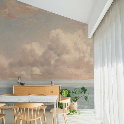Papier Peint Panoramique Pastel John Constable vue sur la mer
