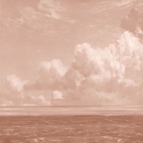Pink John Constable Seascape Painting Mural