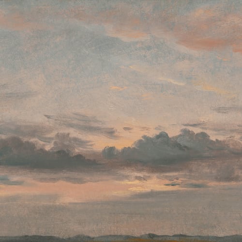 John Constable Solnedgångsmålning Mural-tapeter