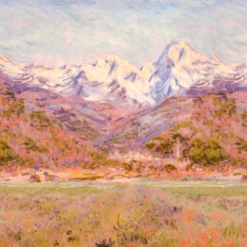 Pink Matisse Meadow Painting Mural