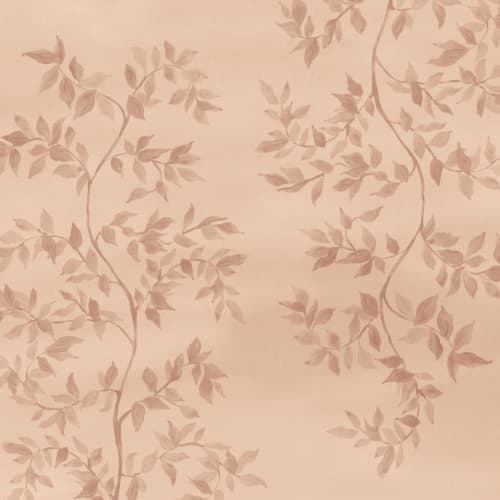 Pink Botanical Vintage Style Nature Inspired Mural