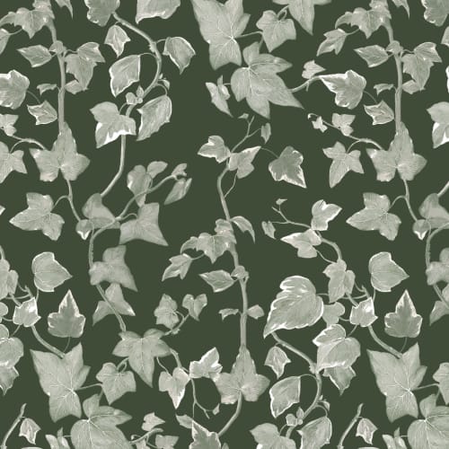 Green Heritage Ivy Wallpaper