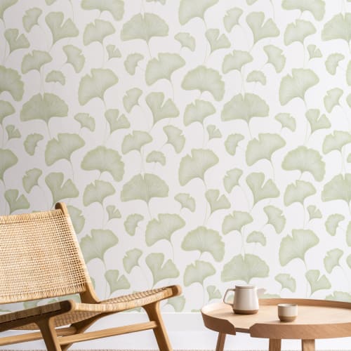 Green Ginkgo Leaves Wallpaper