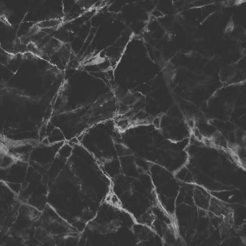 Mural Papel Pintado con Efecto Mármol Negro y Blanco Veteado