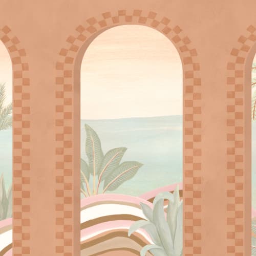 Mural cénico Arco Mediterrânico