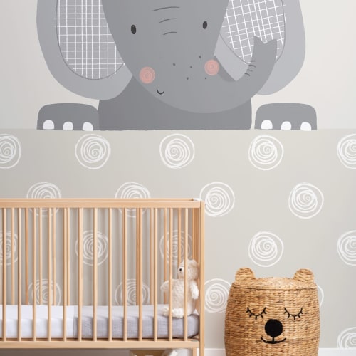 Peek-a-Boo Ellie Elephant fototapet
