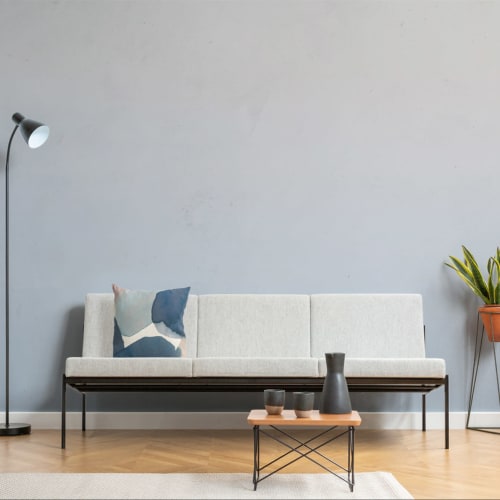 Gray & Blue Ombre Wallpaper Mural