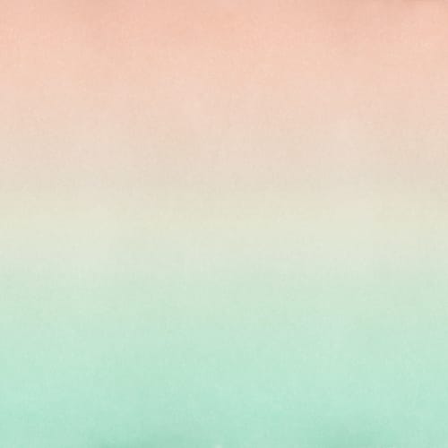 Fersken & turkis Fade Ombre tapetmaleri
