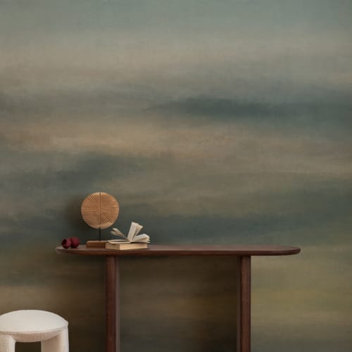 Dark Abstract Landscape Atmosphere Wallpaper Mural