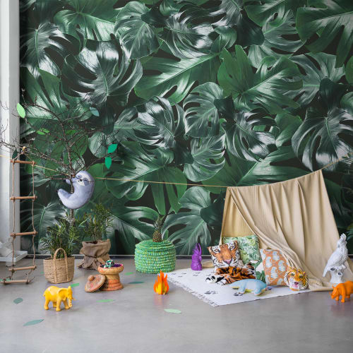 Papier peint feuille