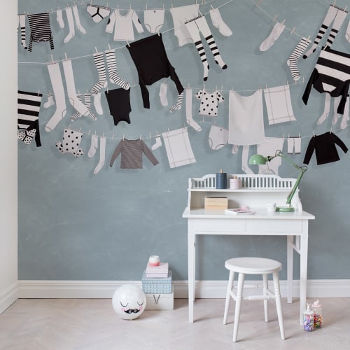 Een speelse mural voor speelse personen