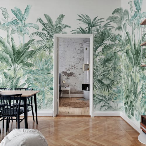 Décor mural de la jungle