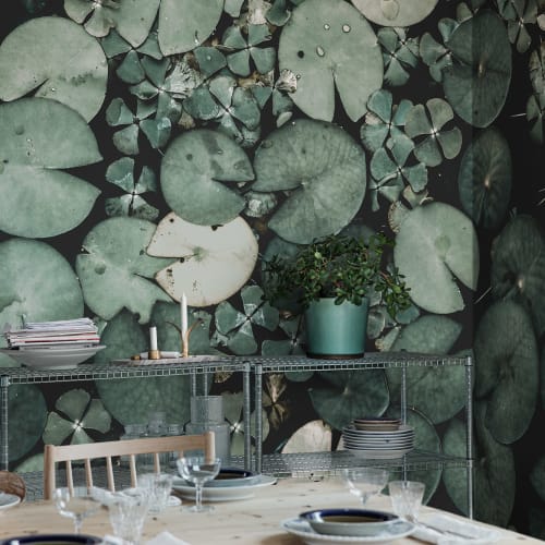 Tranquil Emerald Leaves